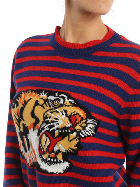 gucci womans sweater|gucci tiger sweater women.